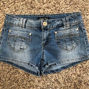 LEI Women's Classic Blue Jean Shorts